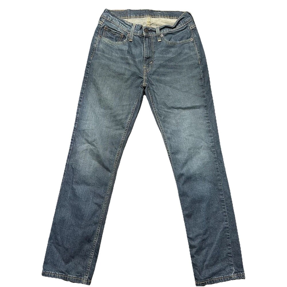 Levis 514 Mens 30x32 Jeans Blue Straight Fit Medium Wash Denim Casual EUC
